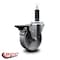 Service Caster 4'' Semi Steel Swivel 1'' Expanding Stem Caster with Brake SCC-EX20S414-SSS-PLB-1 - alternate 3